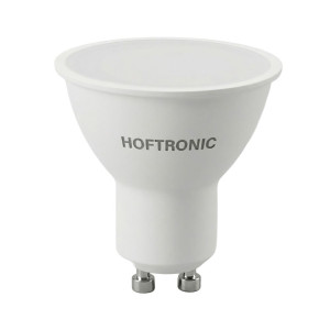 HOFTRONIC LED Lampe GU10 - 4,5 Watt - 400 Lumen - 4000 K neutralweiß - 100° Abstrahlwinkel - LED Reflektor - Ersetzt 50 W - GU10-Fassung