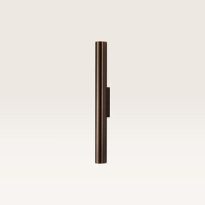 LUSENZ Wandleuchte Brenzo bronzo m – Lichtstab in Bronze im minimalistischen Design für den Innenbereich – Ohne Leuchtmittel - Mini GU10 (MR11)