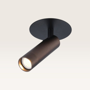 LUSENZ Einbaustrahler Mavion bronzo – G9-Fassung – Strahler – Schwebendes Licht – IP20 für den Innenbereich – Bronze – Mit Durchgangsverdrahtung