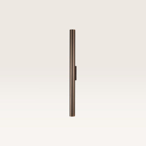 LUSENZ Wandleuchte Brenzo bronzo l – Lichtstab in Bronze im minimalistischen Design für den Innenbereich – Ohne Leuchtmittel - Mini GU10 (MR11)