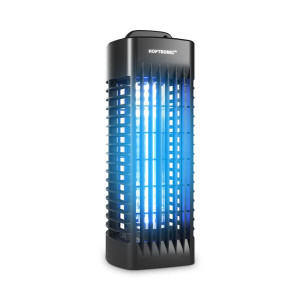 HOFTRONIC LED-Mückenlampe – 4W – UV-Insektenlampe – 1200 V – Geeignet für 30 m² – IP20 für den Innenbereich – Schwarz