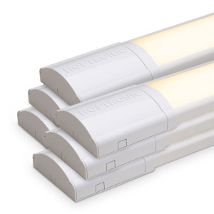 HOFTRONIC Set van 6 LED batten 150cm - 7000 lumen 50 Watt (140lm/W) - 3000K Warm Wit  - Flikkervrij - IP20 voor binnen  - Onderbouwverlichting -