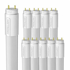 HOFTRONIC Set van 10 LED TL Buizen 120cm - T8 G13 fitting - 12,5 Watt 2000 lumen (160lm/W) - 6500K daglicht wit licht - Flikkervrij