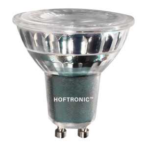 HOFTRONIC LED GU10 Spot - Dimbaar - 4 Watt 345 lumen - 2700K - Vervangt 50 Watt - Glas - GU10 - LED Reflector - Universele fitting