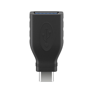 Goobay USB 3.2 GEN 1 (USB 3.0) Adapter - USB-C auf USB-A - 5Gbit/s - USB-Adapter - Schwarz