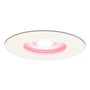 HOFTRONIC SMART Bari Smart inbouwspot - IP65 waterdicht - Wifi + Bluetooth - RGBWW - GU10 - Google Home, Amazon Alexa en Siri - Wit - Badkamer, binnen