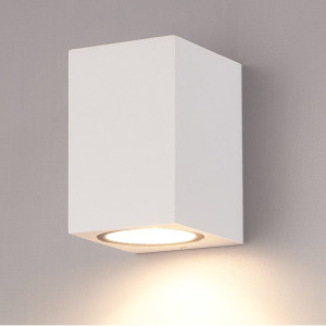 HOFTRONIC Marion LED Wandlamp - Dimbaar - 4 Watt 345 lumen - IP65 Waterdicht - GU10 vervangbare lichtbron - 2700K Warm Wit - Downlight - Binnen en
