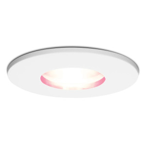 HOFTRONIC SMART Barcelona - Smart inbouwspot - IP44 waterdicht - 5,5 Watt 345 Lumen - Wifi + Bluetooth - RGBWW - GU10 - Google Home, Amazon Alexa en