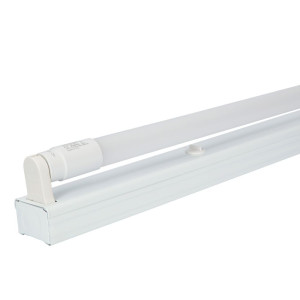 HOFTRONIC LED Feuchtraumleuchte 150cm - T8 (G13) - 24W 2640 Lumen (110 Lumen/Watt) - 6000K tageslichtweiß (860) - Flimmerfrei - IP20 Staubdicht -