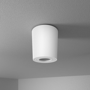 HOFTRONIC Paxton LED Deckenspot - Rund - GU10 Fassung - Bad - IP65 wasserdicht - Innen und Außen - Schwenkbar - Dimmbar - Aufbaustrahler -