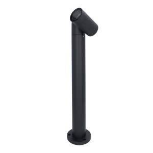 HOFTRONIC Amy LED Sockellampe - 45cm - Schwenkbar - IP65 wasserdicht - GU10 Fassung - Außenlampe - Wegbeleuchtung - Wegeleuchte - Gartenstrahler -