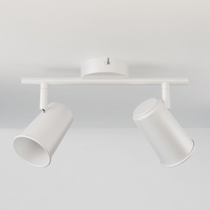 HOFTRONIC Riga - LED Deckenleuchte - 1 Flammig - Schwenkbar - GU10 fassung - Dimmable - IP20 für Innenbereich - Weiß