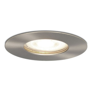HOFTRONIC Bari LED inbouwspot - 4 Watt 345 Lumen - 4000K neutraal wit - GU10 - Dimbaar - Rond - IP64 Waterdicht - RVS - Voor binnen, buiten en