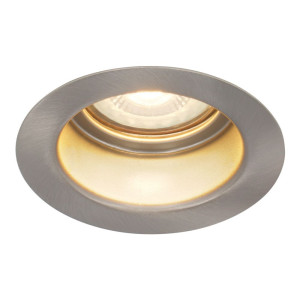 HOFTRONIC Mari - LED Einbaustrahler Flach - 6 Watt 570 Lumen - 2700K warmweiß - GU10 LED Modul - Blendfrei - Dimmbar - Rund - IP65 wasserdicht -
