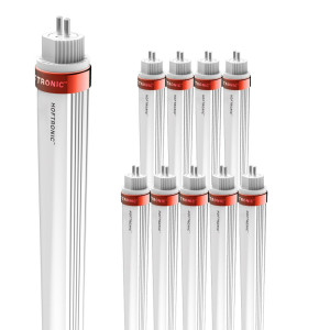 HOFTRONIC 10x LED Röhre 115cm - T5 G5 - 18 Watt 3150 Lumen (175lm/W) - 6000K tageslichtweiß - Flimmerfrei - Ersetzt 80W (80W/860) - Aluminiumröhre -