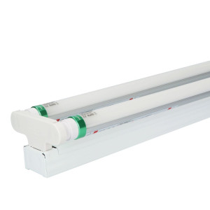 HOFTRONIC LED TL armatuur 150cm dubbel - T8 (G13) - 60 Watt 9600 lumen (160lm/W) - 6000K daglicht wit (860) - Flikkervrij - IP20 Stofdicht
