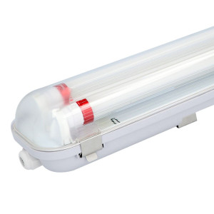 HOFTRONIC LED TL armatuur 150cm dubbel - T8 (G13) - 60 Watt 10500 lumen (175lm/W) - 6000K daglicht wit (860) - Koppelbaar - Flikkervrij - IP65