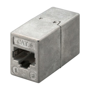 Goobay NET Modularkupplung - Verbinder - CAT6 - RJ45 - Keystone - für Internetkabel - Ethernetkabel - CAT-Kabel