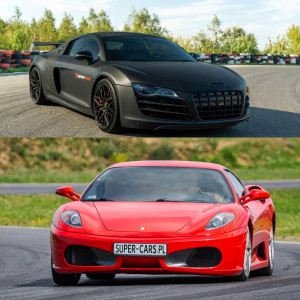Pojedynek Ferrari F430 vs. Audi R8 | Wiele lokalizacji | Super Cars | Prezent | Voucher | Karta podarunkowa | Bon | Cena