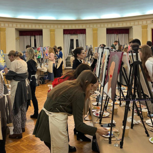 Malowanie przy winie | Poznań | Malowanie z winem | 1 osoba | Prezent | Voucher | Karta podarunkowa | Bon | Cena
