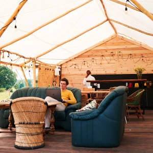 Glamping w bosco glamping | Łódź (Modrzewek) | Prezent | Voucher | Karta podarunkowa | Bon | Cena