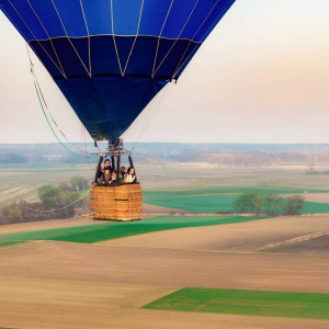 Lot balonem dla grupy na wyłączność | Wrocław | Niebieski Balon | 3-4 osoby | Prezent | Voucher | Karta podarunkowa | Bon | Cena
