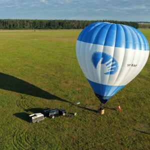 Lot balonem dla grupy na wyłączność | Kraków | Niebieski Balon | 3-4 osoby | Prezent | Voucher | Karta podarunkowa | Bon | Cena