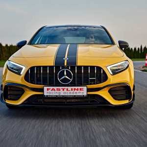 Jazda Mercedes A45s AMG | Tor Poznań | Fastline Supercars | 3 okrążenia | Prezent | Voucher | Karta podarunkowa | Bon | Cena