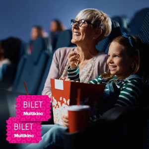 Voucher do Multikina | bilet dla rodziny 2+2 | standard | Prezent | Voucher | Karta podarunkowa | Bon | Cena