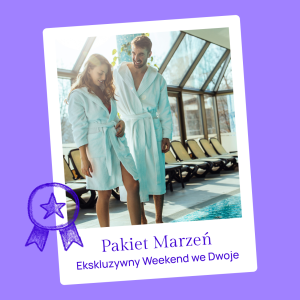 Pakiet Ekskluzywny Weekend we Dwoje | 2 osoby | Prezent | Voucher | Karta podarunkowa | Bon | Cena