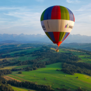 Lot balonem z widokiem na Tatry | Nowy Targ | 1 osoba | W tygodniu | grupa | Prezent | Voucher | Karta podarunkowa | Bon | Cena