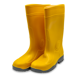 PVC Bau-Sicherheitsstiefel Gr. 45