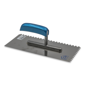 Glättekelle 280 x 130 mm, Zahnung 6 x 6 mm, rostfrei