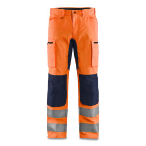 High Vis Arbeitshose, orange/blau, C62
