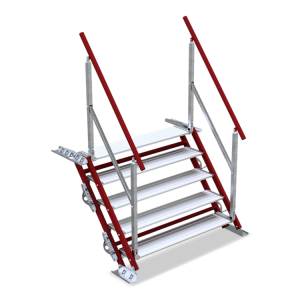 Bautreppe komplett 5 Stufen