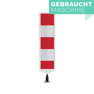 Sperrpfosten Typ D, weiß, RA2 (B-Ware)