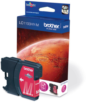 Brother Lc1100hym Blækpatron, Rød, 700s