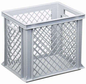 Lomax Lagerkasse Perforeret 29 Liter,(Lxbxh) 40x30x32 Cm