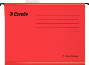 Esselte Classic Hængemappe   Folio   Rød