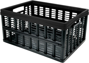 Plast Team, Basic Foldekasse, 24x16x35 Cm, Sort
