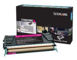 Lexmark C748h3mg Lasertoner, Rød, 10000s