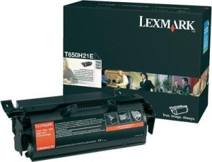 Lexmark T650h31e Lasertoner, Sort, 25000s
