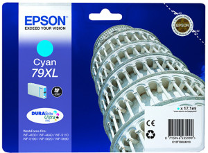 Epson Nr. 79xl Blækpatron, Blå, 2000s.