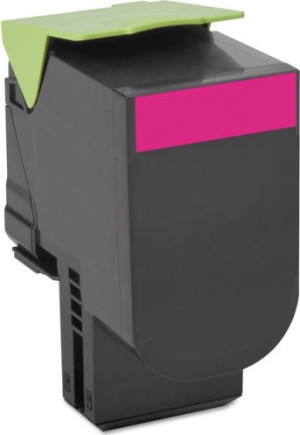 Lexmark 702m Lasertoner, Rød, 1000 Sider