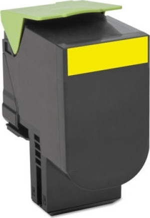 Lexmark 80c2hye Lasertoner, Gul, 3000s