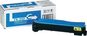 Kyocera Tk-550c Lasertoner, Blå, 6000s