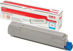 Oki 43487711 Lasertoner, Blå, 6000s
