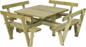 Plus Square Bord-Bænkesæt M. Ryglæn, Natur
