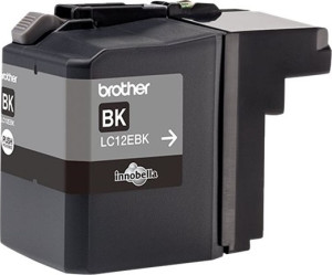 Brother Lc-12ebk Xl Blækpatron, Sort, 2400s