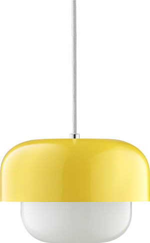 Dyberg Larsen Haipot Pendel, Gul, Ø 23 Cm